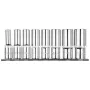NEO TOOLS 1/2 Bussole lunghe multidentate, set da 8