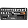 NEO TOOLS Set chiavi a bussola 3/8, 22 pz, con inserto
