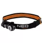 NEO TOOLS lampada frontale ricaricabile 600 lm ricarica USB magnetica LED CREE XPG3