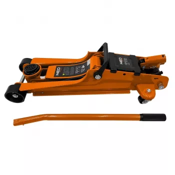 NEO TOOLS 11-733 cric idraulico 2,5 T a basso profilo doppio pistone sollevamento rapido