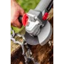 GRAPHITE smerigliatrice angolare 750W a velocità variabile, disco 125mm