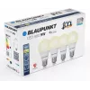 Blaupunkt lampadina LED E27 A60 9W, 900 lm, 2700 K, 4 pezzi (BLAUPUNKT-E27-9W-WW-4)
