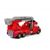 LEAN TOYS camion dei pompieri con scala R/C radiocomando scala 1:14 2,4 GHz getto d'acqua luci suoni