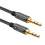 Wozinsky cavo audio AUX 3,5 mm universale 2 connettori jack 1,5 m nero