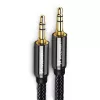 Wozinsky cavo audio AUX 3,5 mm universale 2 connettori jack 1,5 m nero