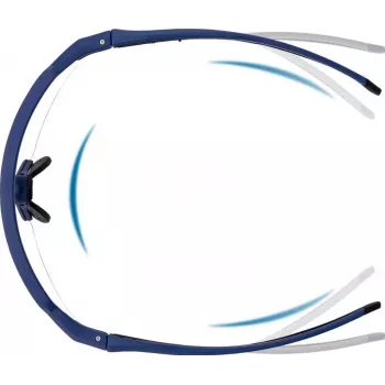 ROCKBROS 10174 occhiali da ciclismo UV400 - blu