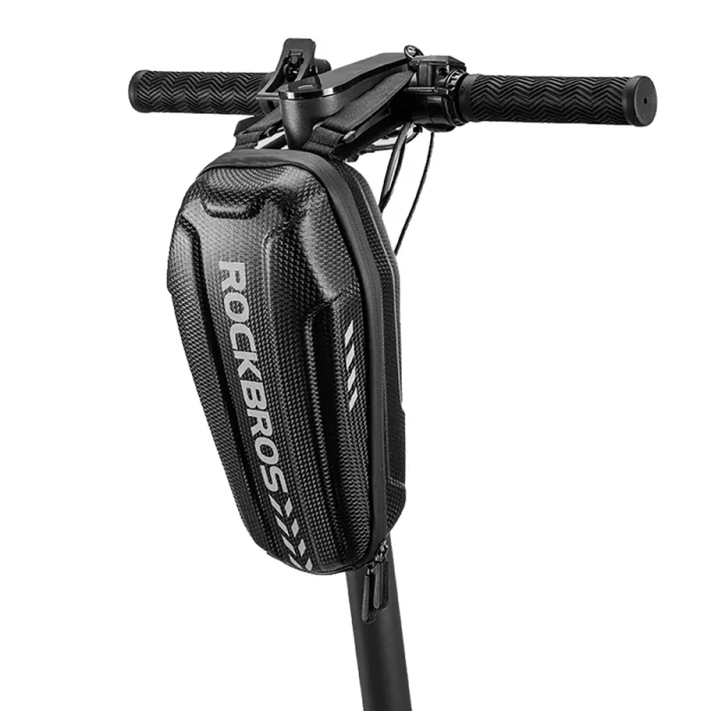 Rockbros B62-1 borsa da bici per manubrio o telaio, 3L, nero