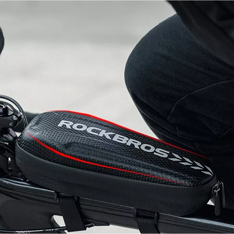 Rockbros B62-1 borsa da bici per manubrio o telaio, 3L, nero