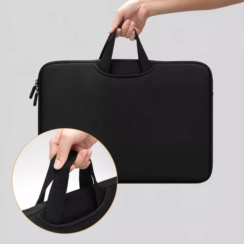 Wozinsky WNT-17B custodia in neoprene per laptop 17,3 pollici con manico nascosto - nero
