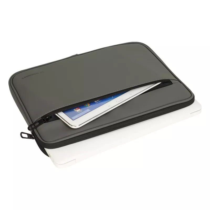 Wozinsky WPL-15 custodia per laptop 15,6 pollici con cerniera in metallo - grigio