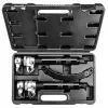 NEO TOOLS TOP-11-796 set tenditore per molle a vite, 2 pezzi, 370 mm, capacità 1200 kg, ganci forgiati, nero ossidato