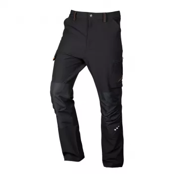 NEO TOOLS pantaloni da lavoro Mix&Match, 4-way stretch, nero-arancio, taglia M