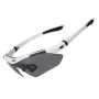Rockbros 10142 Occhiali da ciclismo fotocromatici UV400 - bianco