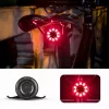 ROCKBROS Q1 Fanale posteriore per bici, 7 colori LED, con cavo USB-C, nero