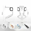 Rockbros BBC2504 portaborraccia ultralight in lega di alluminio - bianco