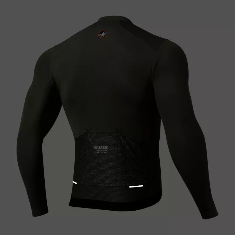ROCKBROS ROAD TO SKY maglia da ciclismo a maniche lunghe uomo L - verde