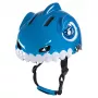 WOZINSKY casco per bici per bambino con motivo dinosauro, blu, 52-56 cm