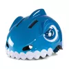 WOZINSKY casco per bici per bambino con motivo dinosauro, blu, 52-56 cm