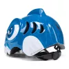 WOZINSKY casco per bici per bambino con motivo dinosauro, blu, 52-56 cm