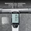 ROCKBROS WT-2 supporto out-front per ciclocomputer con vano AirTag nascosto, alluminio, nero, adattatore Garmin/Wahoo/Bryton