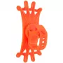 ROCKBROS LF436 supporto a morsetto per smartphone da manubrio in lega di alluminio - arancione