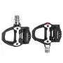 Rockbros P602 pedali a sgancio compatibili SPD-SL per bici da corsa - nero