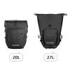 ROCKBROS AS-001 borsa da portapacchi per bici impermeabile 27L nero