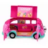 LEAN TOYS set gelateria per bambole, pieghevole, rosa, 33 pezzi