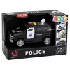 LEAN TOYS auto della polizia veicolo speciale scala 1:32 nero con luce e suono