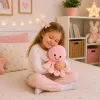 LEAN TOYS polpo peluche con tentacoli elastici rosa 50 cm