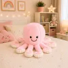 LEAN TOYS polpo peluche con tentacoli elastici rosa 50 cm