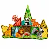 LEAN TOYS mattoncini magnetici animali selvatici giungla ZOO 27 pezzi