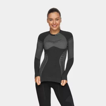 Felpa termoattiva donna Alpinus Pro Miyabi Edition grigio GT43230