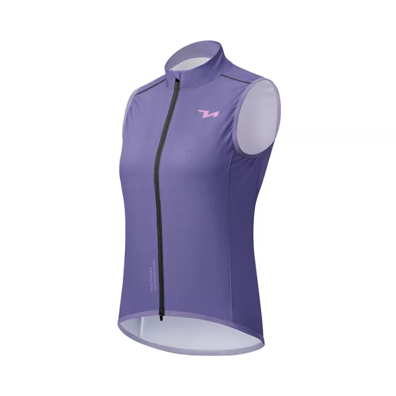 ROCKBROS Gilet da ciclismo donna MJ008 TVI antivento viola taglia S