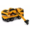 LEAN TOYS Escavatore RC 1:14 con benna mobile, luci e suono - giallo