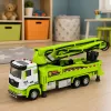 LEAN TOYS Camion pompa calcestruzzo con luci, suoni, acqua, azionamento 1:40
