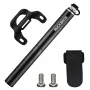 ROCKBROS JG-PB-004 pompa a mano leggera per bici con manometro - nero