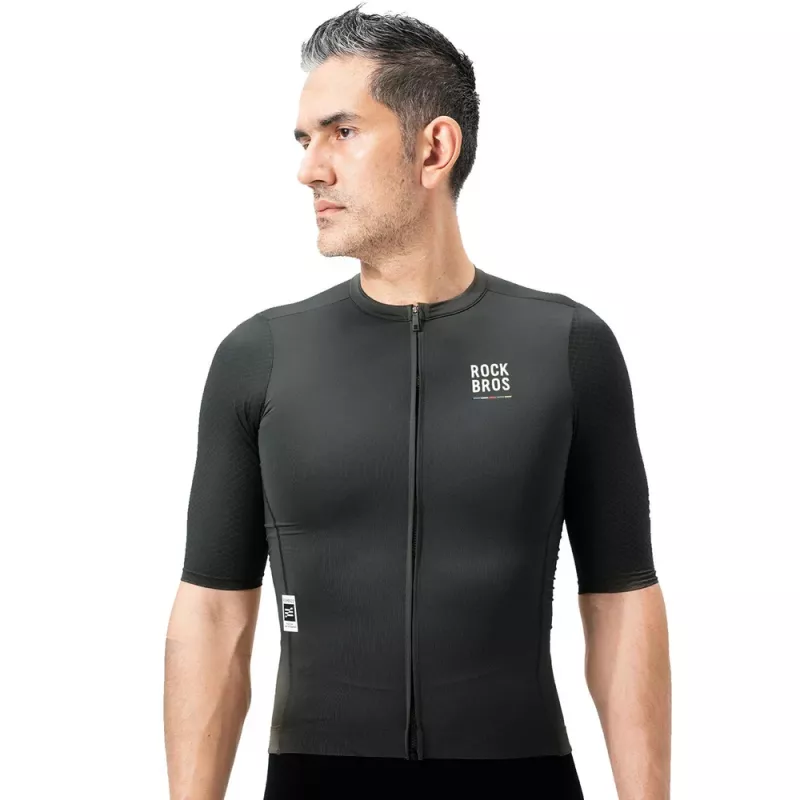 ROCKBROS ROAD TO SKY maglia da ciclismo a maniche corte uomo L nero