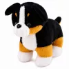 LEAN TOYS Peluche cane morbido da coccolare Bernese Sennenhund 30x30 cm