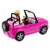 LEAN TOYS Bambola Anlily in cabrio lilla con supporto per telefono e cuffie