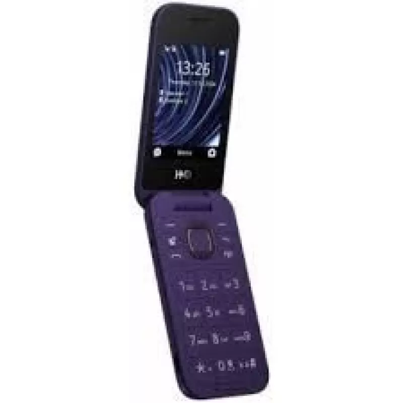 HMD 2660 Flip viola 4G LTE Dual-SIM cellulare a conchiglia