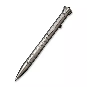 CIVIVI Coronet CP-02A penna tattica in titanio – Bolt-Action EDC con rompi-vetro in tungsteno, stonewashed