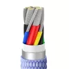 Baseus USB-C a USB-C Crystal Shine cavo ricarica rapida e dati 100W PD, 1,2 m, viola