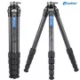 Leofoto LS-285CEX treppiede in fibra di carbonio Ranger Series con base livellante integrata