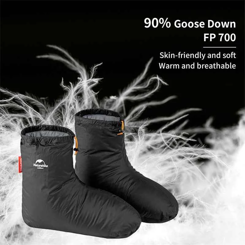 Naturehike Goose Down stivali alla caviglia NH18S023-T nero Medium