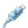 Baseus Crystal Shine cavo USB-C a Lightning 20W, 1,2m, blu