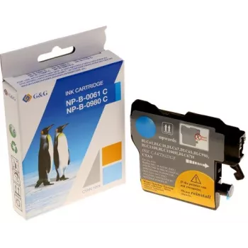 G&G Ninestar cartuccia d'inchiostro nera ad alto rendimento compatibile con Brother LC-980/LC-1100 (XXL, 20 ml, 600 pagine)