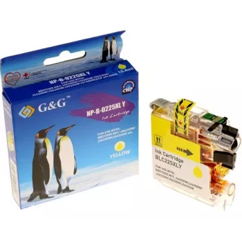 G&G cartuccia d'inchiostro compatibile per Brother LC-225XLY giallo