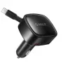 ORICO FC-66-1A2C Caricabatterie da auto 66W con cavo USB-C retrattile - Nero