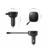 ORICO FC-66-1A2C Caricabatterie da auto 66W con cavo USB-C retrattile - Nero